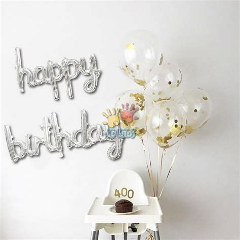 Jual Balon Foil Set Happy Birthday Sambung Shopee Indonesia