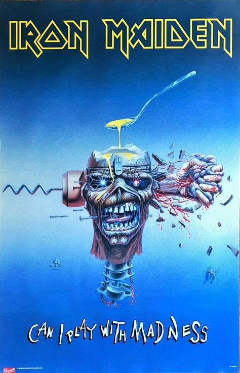 Iron Maiden Can I Play With Madness Poster X Cm Ebay