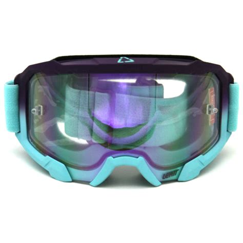 Leatt Velocity 4 5 Iriz Goggle Anti Fog Lens Light Blue Purple