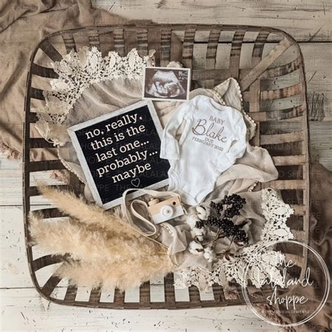 Pregnancy Announcement Ideas Etsy