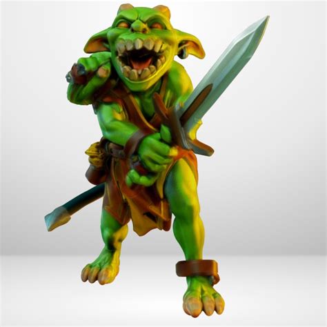 Hot Goblin 剣を持つゴブリン ミニチュア ホットゴブリン 攻撃的 TRPG