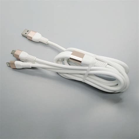 Durable Tpe In Wire Usb Data Charging Cable High Speed Multiple