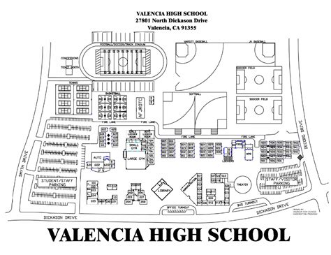 Valencia's Campus Map — Valencia High School ASB