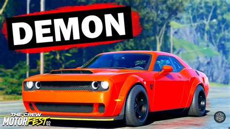 Dodge Challenger Srt Demon For Next Summit The Crew Motorfest Daily