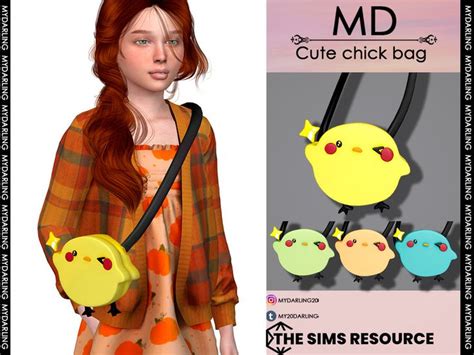 Mydarling20's cute chick bag Child | Sims 4 children, Sims 4, Sims