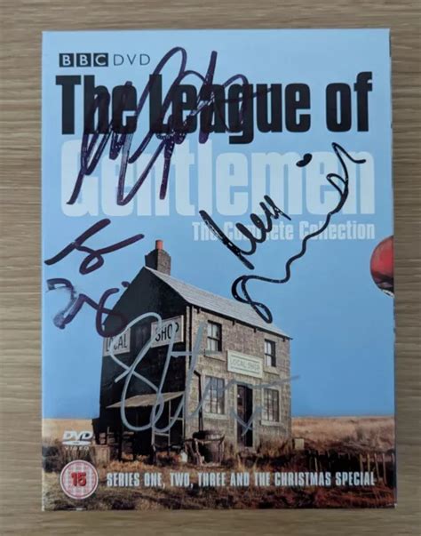 THE LEAGUE OF GENTLEMEN Fully Signed COMPLETE COLLECTION 1 3 XMAS DVD