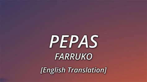 Farruko Pepas Letra Lyrics English Translation YouTube