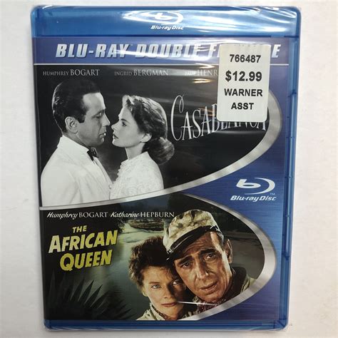 Casablanca And The African Queen Double Feature Blu Ray 2013 New