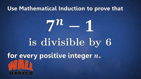 Proving Divisibility Statement Using Mathematical Induction 1 Youtube