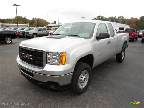 2013 Quicksilver Metallic Gmc Sierra 2500hd Extended Cab 4x4 71819493 Photo 2