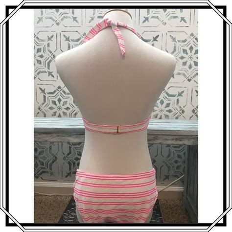 Victoria S Secret Swim Victoria Secret Pinkwhite Bikini Nwot Poshmark