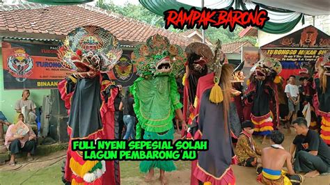 Rampak Singo Barong Sepedial Solah Laguan Dan Mabukan Bitang Tamu