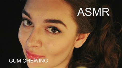 ASMR GUM CHEWING MOUTH SOUNDS YouTube