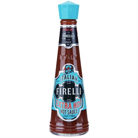 Italian Firelli Extra Hot Sauce 148ml Bakerovner No