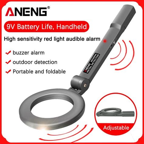 ANENG DM3004A Metal Detector Gold Detector Handheld 180Foldable Head