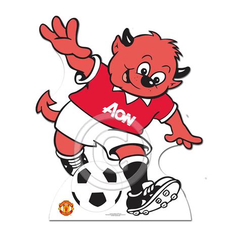 FRED THE RED MANCHESTER UNITED MASCOT CARDBOARD CUT OUT on PopScreen