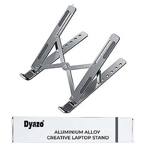 Buy Dyazo Zigzag Height Adjustable Ventilated Aluminium Tabletop Laptop