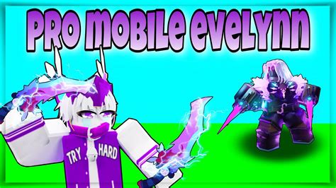 Pro Evelynn Kit Gameplay On Mobile Roblox Bedwars Youtube