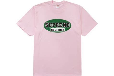 Supreme New York Tee Light Pink Ss23 Men S Us