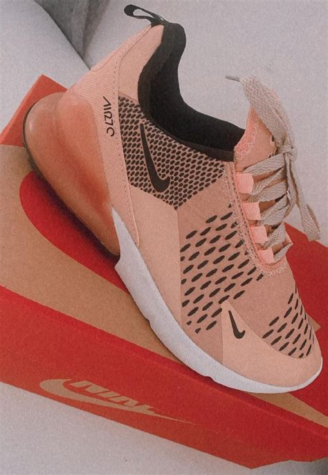 Tênis Nike Air Max 270 Feminino Rosa nude Envio Imediato para Todo