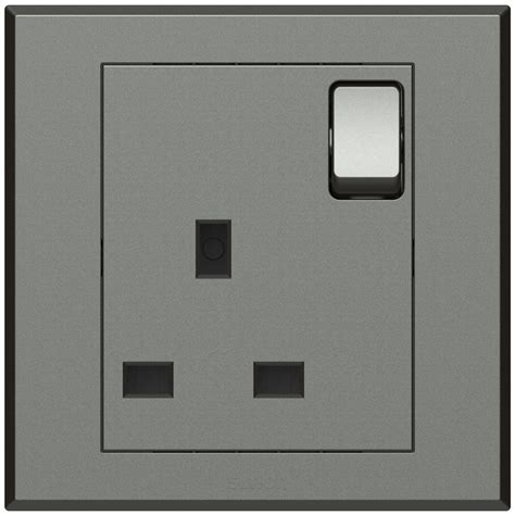 1G 13A DP Switched BS Socket Color ISTCO