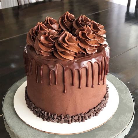 Chocolate Ganache Drip Cake Drip Cakes Sweets Desserts Food