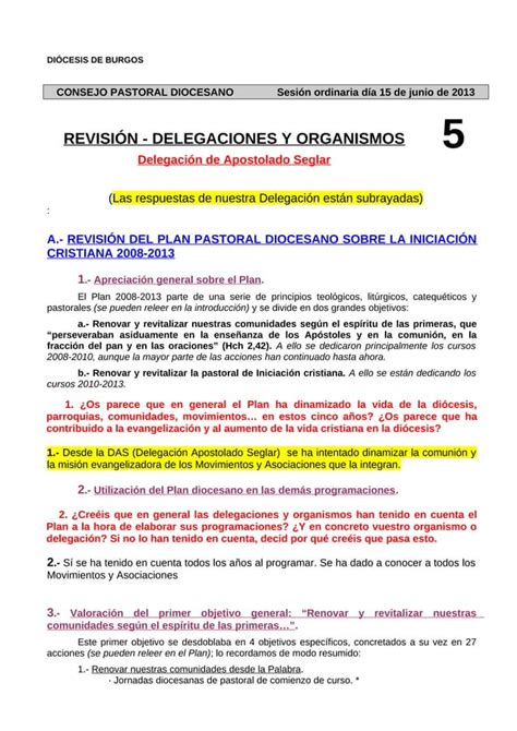 Revisión curso 2012 2013 para la vicaría de pastoral PDF Descarga