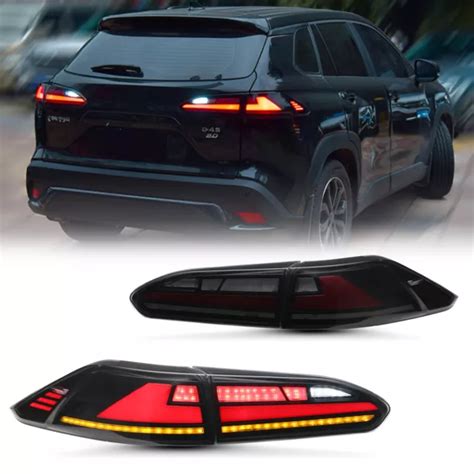 Led Tail Lights For Toyota Corolla Cross 2022 2023 Rear Lamp Start Up