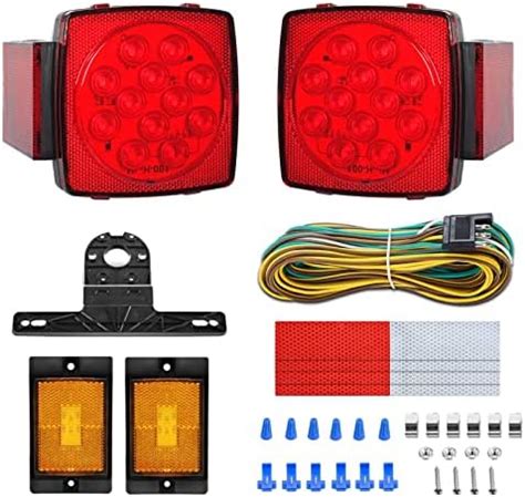 Amazon Gonice 12V LED Trailer Light Kit Super Bright Submersible