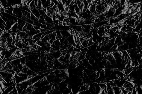 Black Crumpled Textures