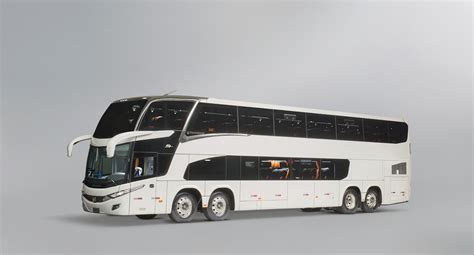 Vehicle Marcopolo Paradiso G7 1800 Dd Scania On Display At Bus Brasil