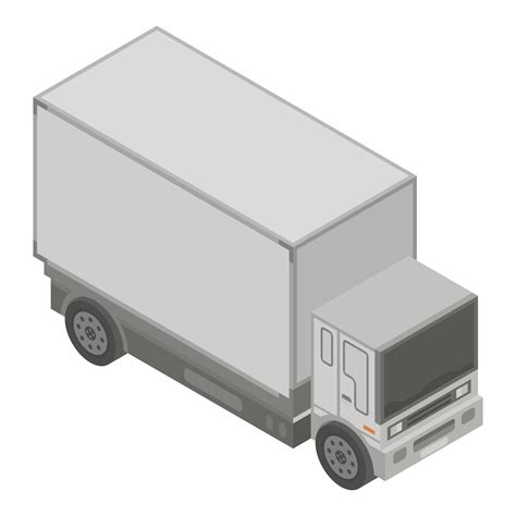 Delivery Truck Icon Isometric Style Vector Art At Vecteezy