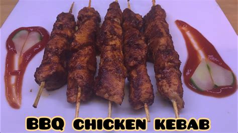 Bbq Chicken Kebab Easy Chicken Kati Kebab Youtube