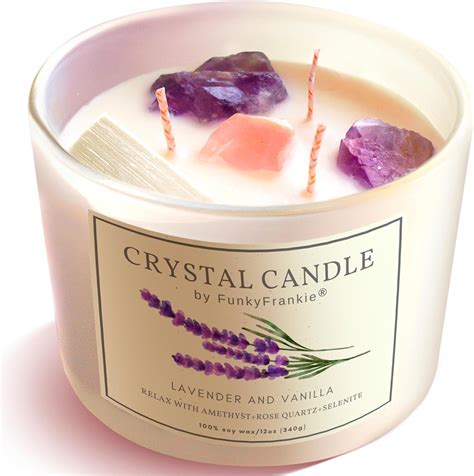 Amazon Extra Large Healing Crystals Candle Crystal Gifts For