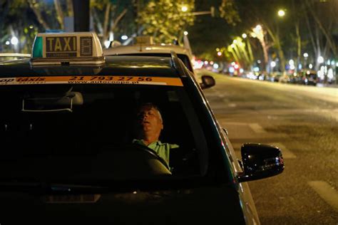 Taxi Driver Sleeps Inside His Cab Editorial Stock Photo - Stock Image ...