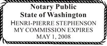 Washington Notary Stamps Supplies WA Notary Stamp JP Cooke Company