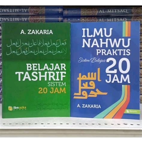 Jual IAP Paket Buku Tashrif Ilmu Nahwu Sistem Belajar 20 Jam