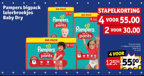 Pampers Bigpack Luierbroekjes Baby Dry Promotie Bij Kruidvat