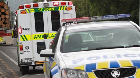 Motorcyclist Crashes Into Roadside Barrier Nz Herald