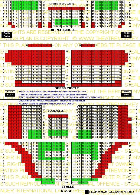 Shaftesbury Theatre Seat Plan And Seat Guide Theater Opening How To