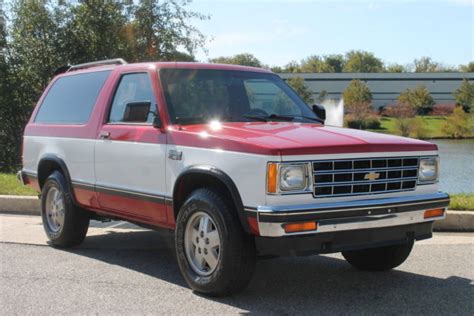 1985 Chevrolet S10 Blazer Tahoe Edition 28l V6 4x4 Manual 2 Door K5 86