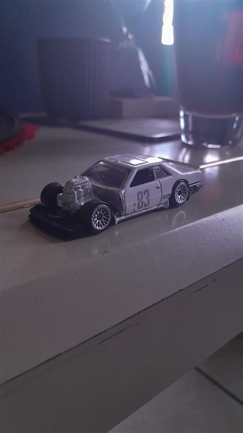 I Painted The Wheels A Bit And I Cut A Monster Can To Cover The Gap In