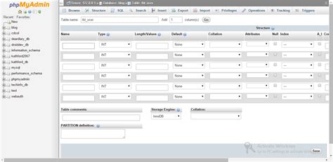 Create A Mysql Sign Up Database Using Xampp The Code City