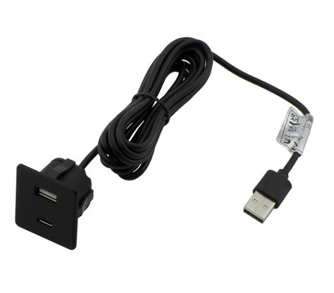 Ładowarka meblowa HUB USB do mebli gniazdo wpuszczane port USB A C