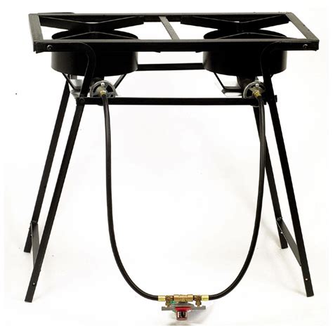 King Kooker Double Burner Outdoor Cooker With Fold Up Legs