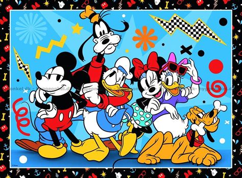 Disney Mikke Mus Og Vennene Hans 300 Brikker Puslespill Ravensburger