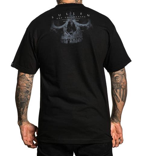 Sullen Art Collective Clothing Luca Skull Urban Goth Tattooed T Shirt