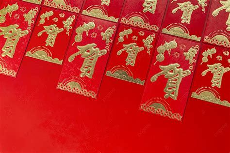 Traditional Festival New Year Red Envelope Photography Background