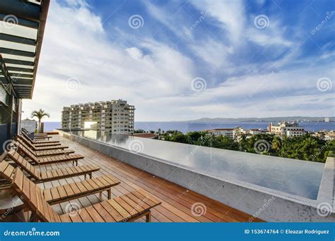 Old Town Puerto Vallarta Landscape View Editorial Stock Image - Image ...