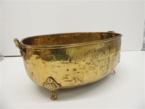 Vintage Brass Hammered Planter At 1stDibs Vintage Brass Planter